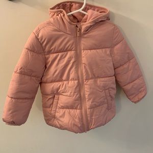 Size 3 Old Navy Pink puffer jacket